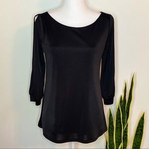 White House Black Market 3/4 Sleeve Top-XS